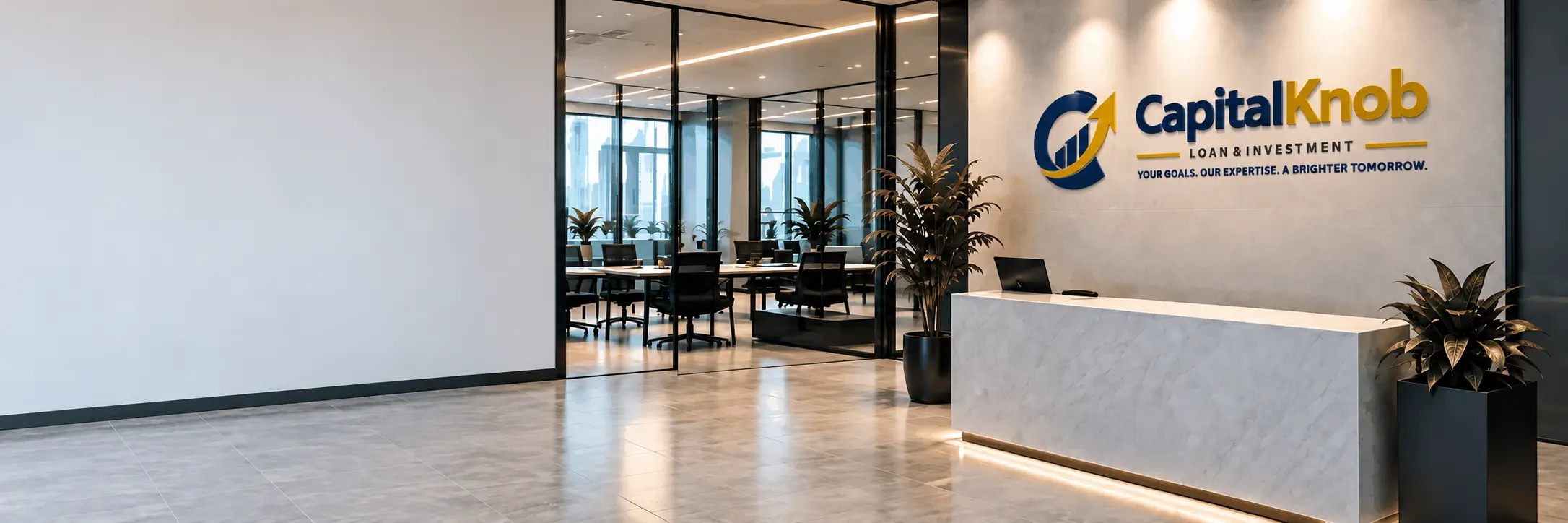 CapitalKnob Corporate Reception Lobby